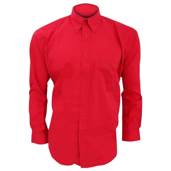 Kustom Kit Mens Long Sleeve Corporate Oxford Shirt