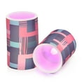 thumbnail image 7 of Yayeee Flameless Candles with Remote Flickering Battery Operated Multi Color Changing, Pink Geometric, 7 of 7