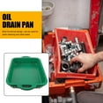 thumbnail image 2 of unbranded Car Oil Drip Pan Oil Drain Pan Plastic Green 1Set, 2 of 8