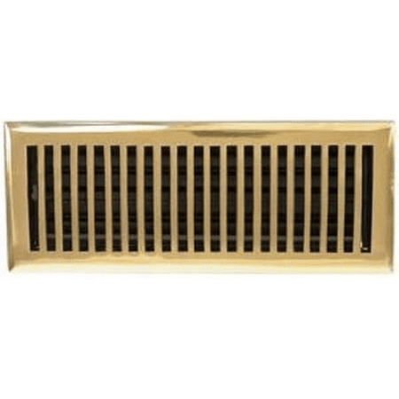 2 X 10 Br Plated Contemporary Floor Register Vent Cover 2 X 10 Br Plated Contemporary Floor Register Vent Cover This On Opens A Dialog That Displays Additional Images For Product With The Option