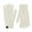White, variant on sususu Stretchy Mittens Knitted Gloves Unisex Magic Gloves Winter Full Finger Elastic Warm Mittens for Women Men Beige
