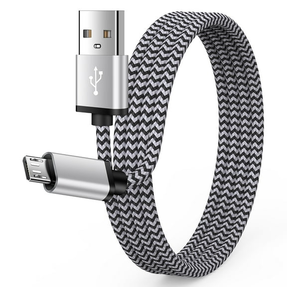 Micro USB Cable 6ft,AILKIN Micro Cable for Android Charging Cable Nylon Braided High Speed Fast Charging Cord USB Charger Android Micro Cables 6ft Charge&Sync for Samsung Galaxy