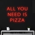 thumbnail image 4 of Handmadetneonsign Custom All You Need Is Pizza Neon Light, Personalized Pizza Neon Sign, Italy Food, 4 of 5