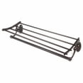 thumbnail image 5 of Classic Traditional Wall Mounted Towel Rack, Polished Chrome, 5 of 7