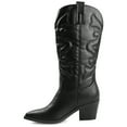 thumbnail image 3 of Journee Womens Chantry Pointed Toe Pull On Western Boots, 3 of 9