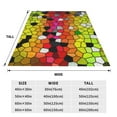 thumbnail image 3 of Sikiie Colorful Tie Dye Stained Glass 1 Ultra-Soft Micro flannel Blanket Luxury All Seasons Warm Blanket for Bedding Sofa and Travel (4 sizes)-80"x60", 3 of 7