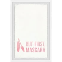 Marmont Hill But First Mascara Framed Wall Art