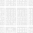 thumbnail image 2 of KAKOWELY stencils for letters 20pcs Reusable Plastic Stencils for Painting Small Alphabet Stencils for DIY Scrapbook Lettering Templates for Crafts Journaling Drawing Letter Stencils for Painting, 2 of 5