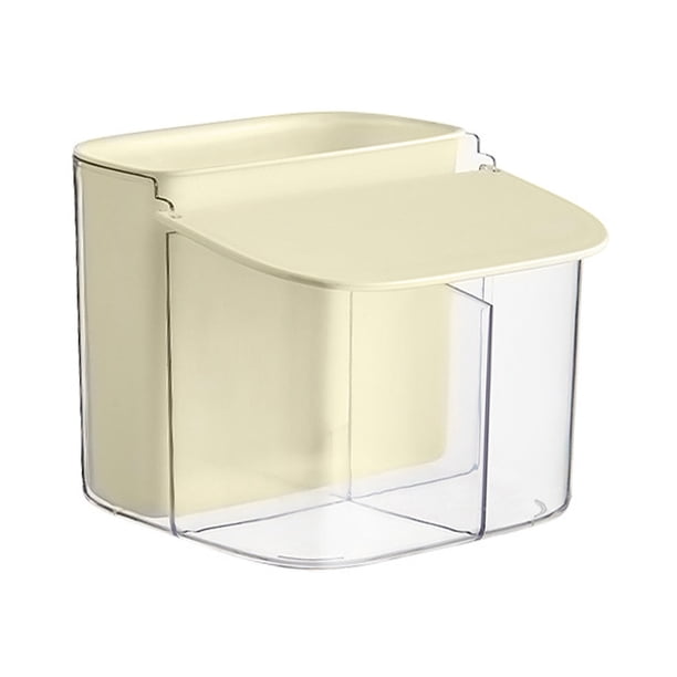 Caja de algodón cosmético, Maquillaje cosmético montado en la pared Caja de algodón de maquillaje montada en la pared Caja de almacenamiento de algodón cosmético Características de vanguardia