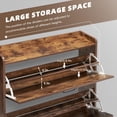 thumbnail image 5 of HABUTWAY Shoe Cabinet with 2 Flip Drawer,Shoe Storage Organizer for Entryway,Living Room and Bedroom-Retro, 5 of 8