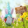thumbnail image 2 of Gkeoshab Desktop Ornament Easter Decorations Creative Cute Rabbit Ears Forest Man Doll Pendant Rabbit Party Atmosphere Decoration Arrangement Home & Garden, 2 of 6