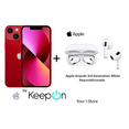 thumbnail image 1 of Apple iPhone 13 MINI 128 (Incluye Protector de Pantalla KeepOn + Apple Airpods 3rd Generation White) RED ROJO Apple REACONDICIONADO, 1 of 4