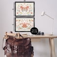 thumbnail image 4 of Stupell Industries Folk Butterflies & Florals Insects Painting Black Floater Framed Canvas Art Print Wall Art, 25 x 17, Set of 2, 4 of 10