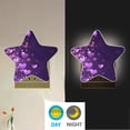 thumbnail image 4 of Star Shaped Energy Saving Night Light Living Room Night Light, Bedroom Night Light, Corridor Night Light, Study Night Light Purple Cute Heart Pattern, 4 of 6