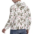 thumbnail image 6 of Sikiie Flowe Rooster Men's Hoodie, Essentials Hoodie, Sweatshirt, Pullover Hooded Sweatshirt for Men-Large, 6 of 7