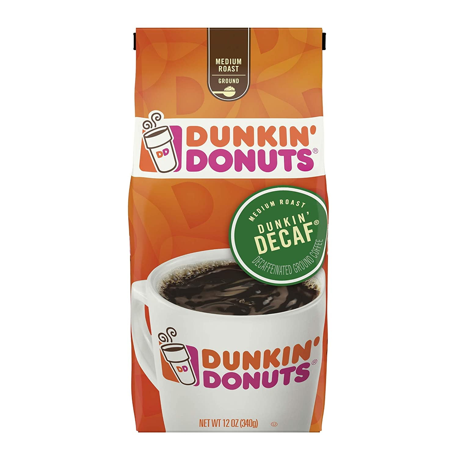 Dunkin Donuts Original Blend Medium Roast Decaf Ground