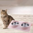 thumbnail image 1 of Tazones de alimentos para perros y gatos Perfecl Acero inoxidable inclinados S 29x18.5x6.2cm L 37.5x25x7.5cm, 1 of 8