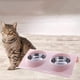 thumbnail image 1 of Tazones de alimentos para perros y gatos Perfecl Acero inoxidable inclinados S 29x18.5x6.2cm L 37.5x25x7.5cm, 1 of 8