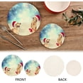 thumbnail image 3 of SKYSONIC Christmas Dachshund Dogs Pot Holders Trivets, 2 Pcs Heat Resistant Trivets,Winter Puppy Cotton Thread Weave Mats for Hot Pads Pans Pot Bowl Teapot for Kitchen Decor, 3 of 7