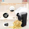thumbnail image 3 of Hot Air Electric Popcorn Popper Bpa Free No Oil, 3 of 9