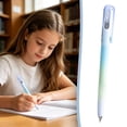 thumbnail image 2 of Gradient Color Drifting Bottle 0.5mm Neutral Retractable Pen, Rotating Ballpoint Smooth Writing Black Ink Pen, Fast Drying Office Stationery, Style E (Multicolor, 15*1), 2 of 5