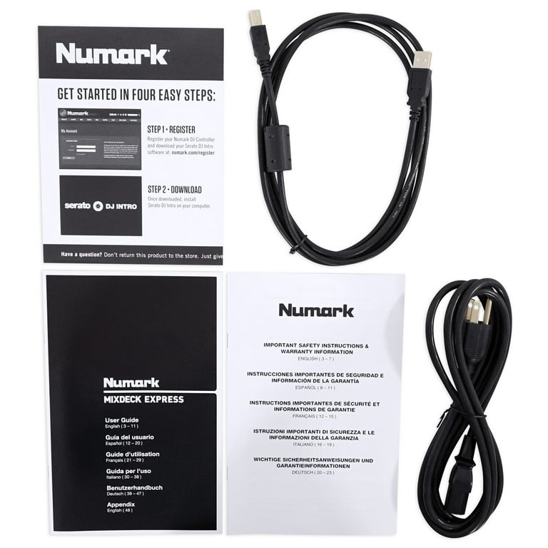 Numark Mixdeck Express Premium DJ Mixer/Controller w/ Dual Numark Mixdeck Express Premium DJ Mixer/Controller w/ Dual