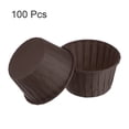 thumbnail image 3 of 100pcs 3.5oz Moldes para Magdalenas de Papel de Tamaño Estándar Envoltorios Antiadherentes Desechables para Bodas Cumpleaños Navidad Postres Café, 3 of 6