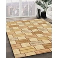 thumbnail image 3 of Ahgly Company Machine Washable Indoor Rectangle Abstract Orange Area Rugs, 5' x 7', 3 of 7
