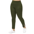 thumbnail image 1 of Femmes à la Mode Solide Couleur Taille Serrage et les Fesses de Levage Pantalon, 1 of 5