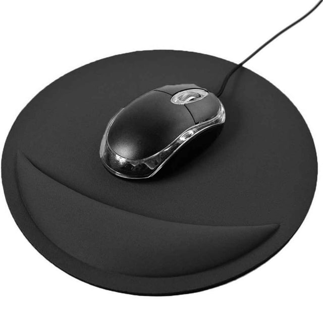 Sidaley 2021New Color sólido apoyo muñeca comodidad muñeca protegida cojín EVA alfombrilla de ratón para juegos alfombrilla colorida Juegos de teclado y mouse para computadora negro