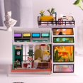 thumbnail image 4 of Artesanía Casa miniatura Caja de batería Jardín de invierno Casa de Artesanal Rompecabezas 3D Autoensamblaje para niñas CUTICAT Casa de muñecas de artesanía, 4 of 8