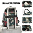 thumbnail image 3 of FORMRS Mini Backpack Purse for Women Travel Daypack Casual Shoulder Bag, Green Christmas Candy Canes, 3 of 7