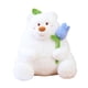 thumbnail image 4 of Oso de peluche para niños con rosa, peluche suave para San Valentín blanco 35cm, 4 of 9