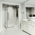 thumbnail image 5 of VIGO Elan E-Class 36 in. L x 48 in. W x 82 in. H Frameless Sliding Shower Enclosure Kit in Matte Black with Clear Glass, 5 of 11