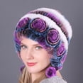 thumbnail image 1 of Bonnet Tricoté Chaud pour Femmes avec Cache-Oreilles et Accent de Fourrure - Doux Respirant Ajustement Réglable Design à la Mode pour Temps Froid Protection Extérieure, 1 of 2