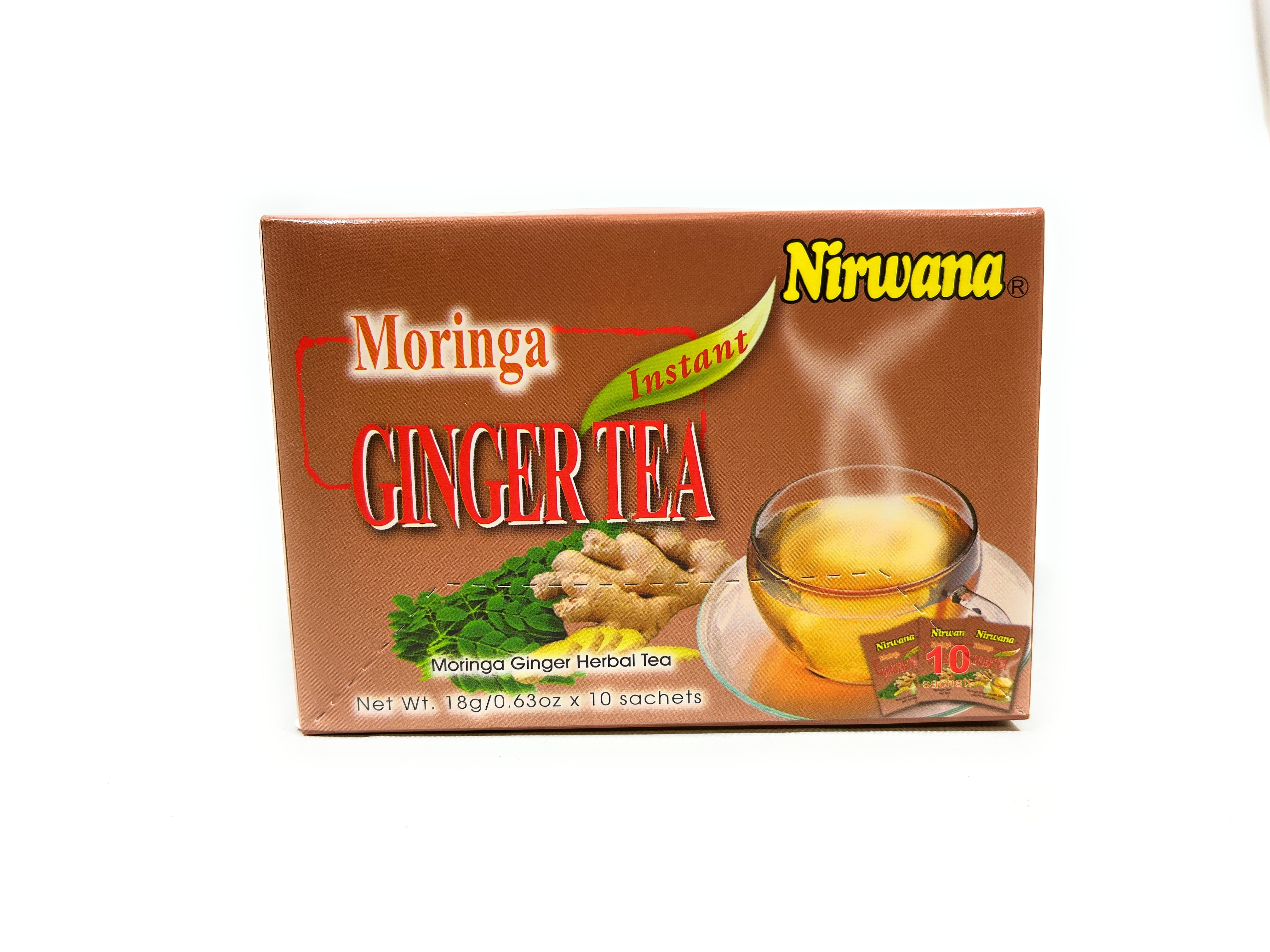 Nirwana Moringa Ginger Tea 10 Sachets Instant