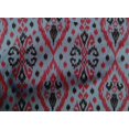 thumbnail image 4 of oneOone Tissu Popeline de Coton Imprimé Géométrique Ikat BTY 42 Pouces de Large, 4 of 4