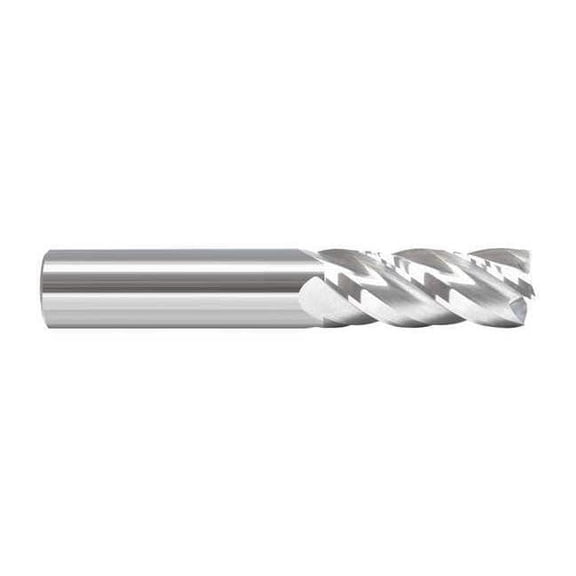Manufacturer Varies End Mill,3/8 in.4 Flutes,Bright 284-000180
