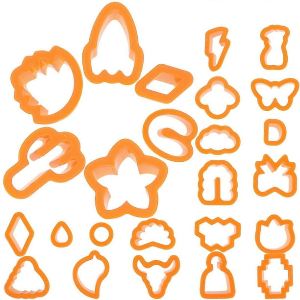 Clay Jewellery Making Kit Polymer Clay Cutters Set For Diy Projects Lightweight 25Pcs
