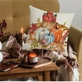 thumbnail image 4 of Ytppwn Kawani White Orange Pumpkin Fall Pillow Covers 18X18 Inch Couch Pillow Cases Autumn Thanksgiving Throw Pillows Home Decor for Room Porch Patio Couch Outdoor, 4 of 6