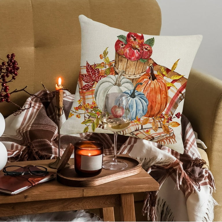 Couch Fall Pillow Covers 18x18 Fall Pillow Set Of Covers 18x18