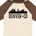 thumbnail image 4 of Inktastic Denver Colorado City Skyline Boys or Girls Long Sleeve Baby Bodysuit, 4 of 5