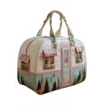 thumbnail image 2 of Yardvibe 3D Printed Quilted Travel Duffle Bag, 9"x18"x9" Camping Outdoor Boho Travel Weekend Bag, Carry-On Overnight Luggage Bags, Vintage Floral Luggage for Gym, Yoga & Carry-on (A), 2 of 4