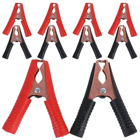 

Nishuna 10pcs Battery Clamp Battery Jumper Cable Clamp Battery Charger Clamp Wiring Clamp