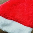 thumbnail image 6 of 4 Pack Pet Christmas Hats - Soft Cloth, Elastic Band, Fits Small Dogs/Cats, Festive Santa Design for Photos, 6 of 6