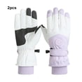 thumbnail image 4 of VONKY Winter Gloves For Men Sensitive Touchscreen Functionality For No-slip purple/white-Women, 4 of 6