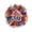 E, variant on 4th of July Patriotic Wreath, 17" 250th Anniversary Memorial Wreaths 3D Sunflower Wreaths for Front Door, Independence Day Red White and Blue Wreath Memorial Day Decorations