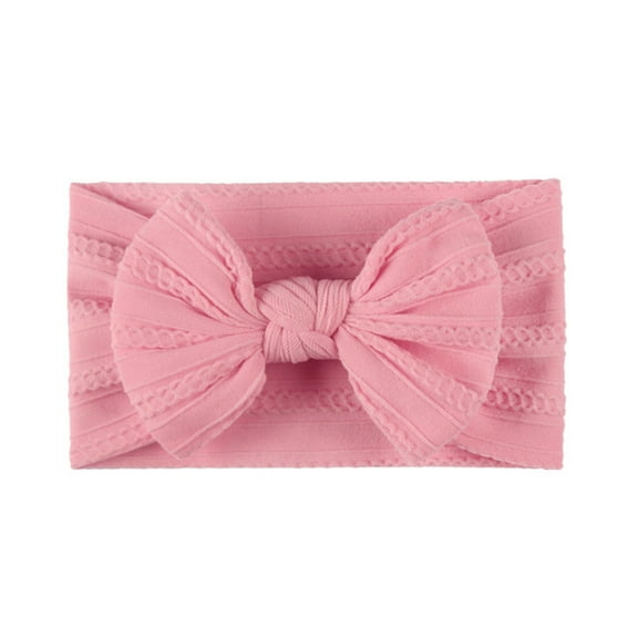 XEGLSBU Bows for Girls 3inch Solid Bow Hair Band Headband Headwears Kids Accessories Girls Baby Baby Care Baby Girl Bows One Size