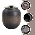 thumbnail image 3 of CHUANK Ceramic Tea Container Ceramic Sugar Container Large Desktop Tea Organizer Ceramic Jar, 3 of 6