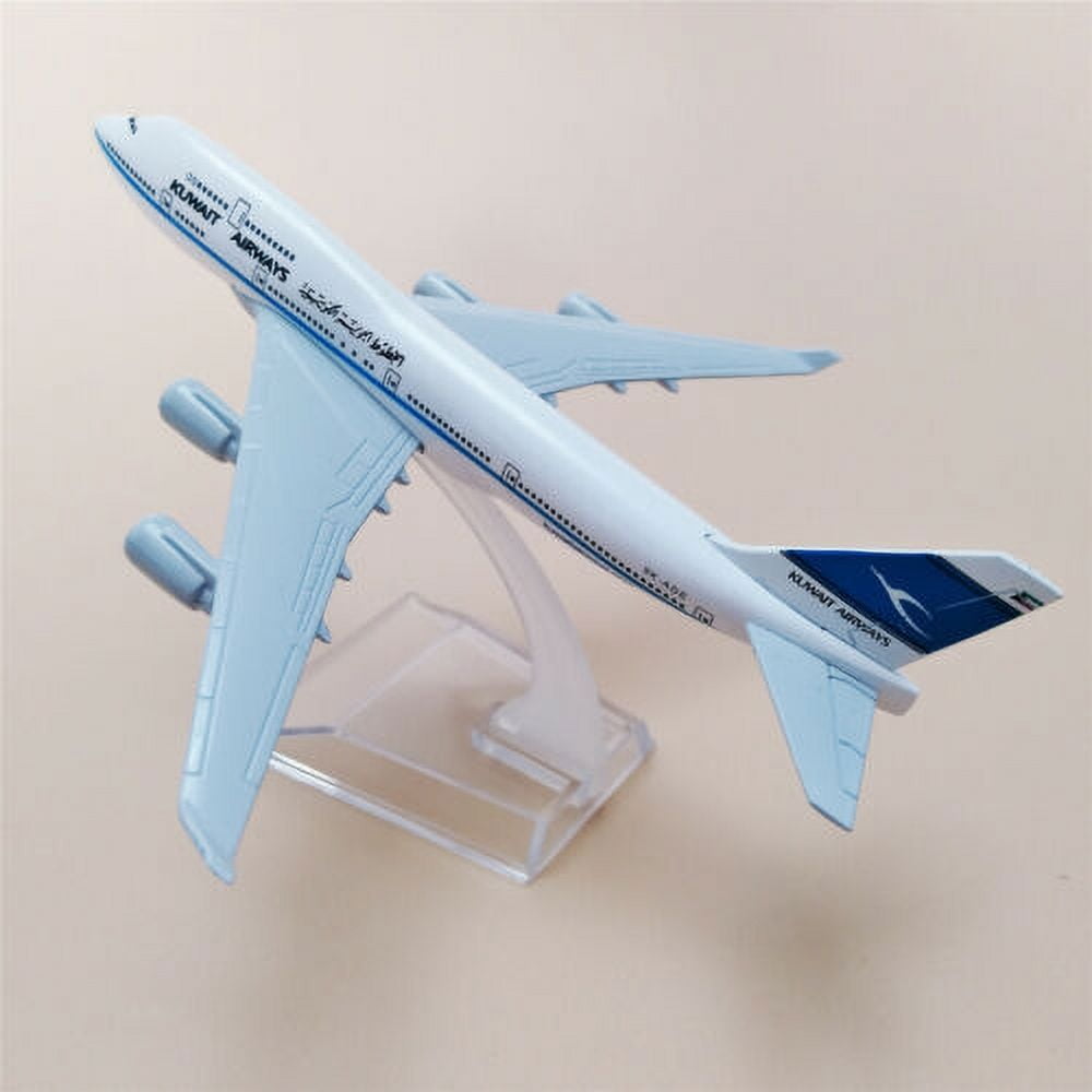 16cm Kuwait Airways Boeing B747-400 Airlines Diecast Airplane Model Plane Alloy